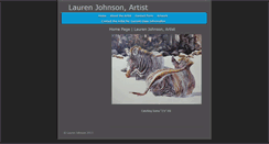 Desktop Screenshot of laurenjohnsonartist.com